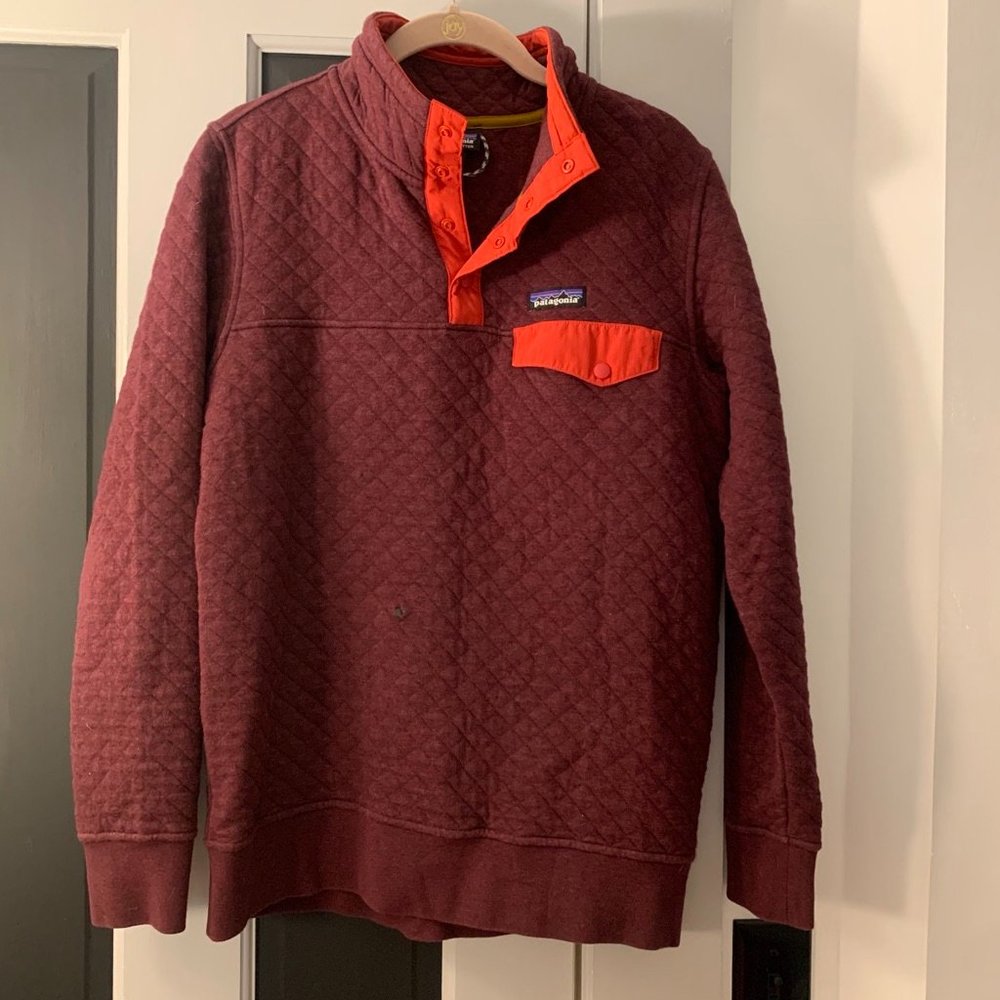 patagonia quilted snap pullover